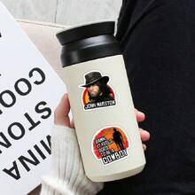 50 piezas Pegatinas de dibujos animados lindos de Red Dead Redemption en colores aleatorios para decorar vidrio/taza/portátil/funda de teléfono/maleta/refrigerador/computadora/cuaderno/escritorio, pegatinas impermeables y autoadhesivas para manualidades, scrapbooking y DIY