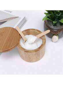 50/20/10/6pcs Wooden Mini Seasoning Spoons, Small Salt Spoon, Natural Color Round Wooden Spoons For Coffee Powder, Honey, Jam, Kitchen Accessories, Wooden Condiment Spoons, Salt Spoons, Tea Powder, Handmade Short Handle Children Milk Powder Spoon