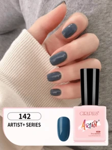 GIRL PLUS Girlplus 藍色凝膠指甲油,8 毫升 Concord Color 142,紫外線固化凝膠指甲油,適用於法式美甲 Diy 指甲油 - 藍色 - 查看 1