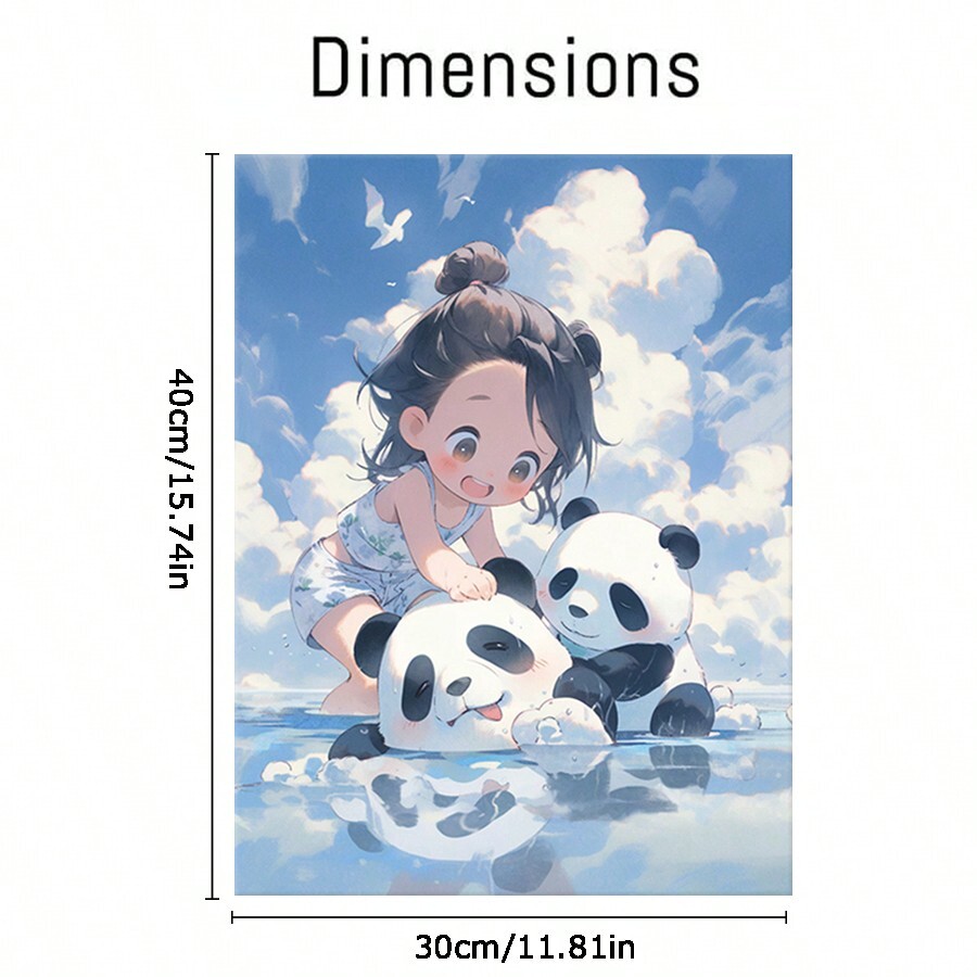 Paint By Numbers For Adults Girls E And Pandas Painting By Number Kits