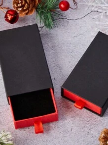 1pc Custom Wooden Engraved Ring Personalized Wedding Ring With Initial Jewelry Ring For Men - Black - View 6