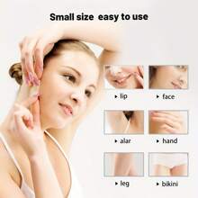 Viilife 20片蘆薈小尺寸拔毛蠟帶 - 綠色 - 查看 6