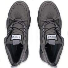 Shendy Vendy Men's Shuffle Mid Urban Style Boots - Dark Grey - View 4