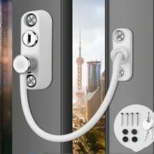 Child Safety Locks Set Including Window Door Restrictor, Window Locks, Drawer Cabinet Locks, Fridge Lock, Easy To Install And Use, Prevents Injuries And Accidents - Black - View 6