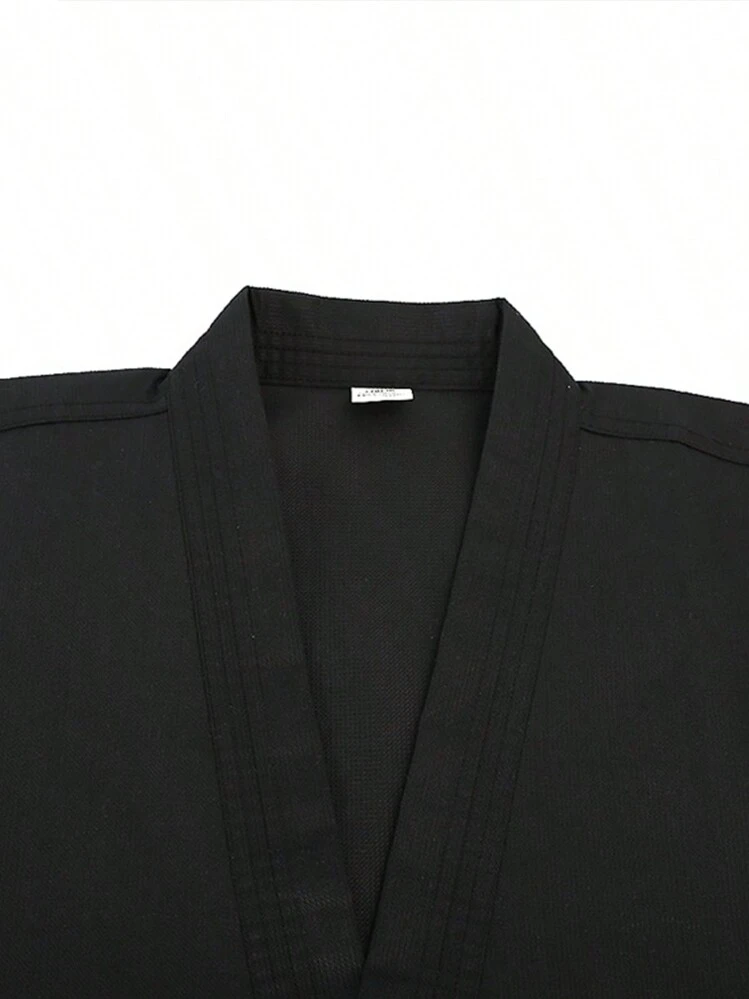 Taekwondo Suit Taekwondo Karate Uniform - Black - View 6