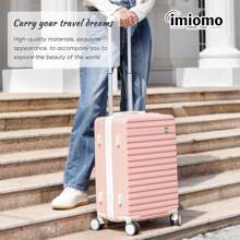 Joyway 20" Carry-On Luggage, Hard Luggage With Spinner Wheels, Lightweight Luggage Set With TSA Lock - 粉色 - 查看 7