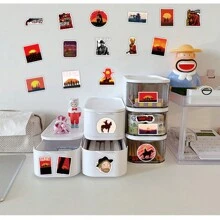 50 piezas Pegatinas de dibujos animados lindos de Red Dead Redemption en colores aleatorios para decorar vidrio/taza/portátil/funda de teléfono/maleta/refrigerador/computadora/cuaderno/escritorio, pegatinas impermeables y autoadhesivas para manualidades, scrapbooking y DIY