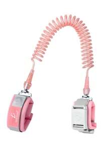 Pulsera de Seguridad Correa Árnes Cinturon de Seguridad para Niños Pequeños con Llave – Ajustable y Elástica - Rosa - Ver 4
