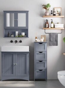 SONGMICS Bathroom Furniture Sets - Dark Grey - View 2