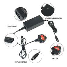 42V 2A Battery Charger Power Adapter, Suitable For 36V Li Electric Bike Scooter DC 5.5MM - Black - View 6