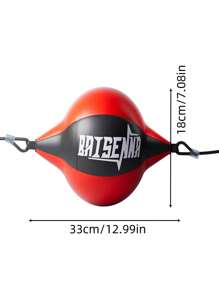 1pc Letter Graphic Two Tone PU Punching Bag - Multicolor - View 5