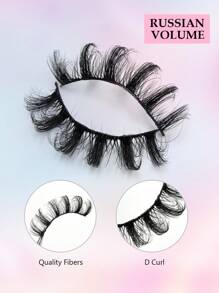 Asiteo Asiteo 7 Pairs D Curl Volume Faux Mink Eyelashes Natural Dramatic Soft Lash Cross Wispy Reusable Fluffy Strip Lashes Strip Lashes, Lashes, Eyelashes, Fake Lashes