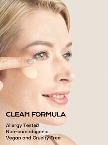 MISTINE Full Coverage Foundation Makeup Dewy Finish For 24H Longwear Waterproof Lightweight Liquid Foundation With  Hyaluronic Acids Antioxidant Anti-Pollution Anti-Blue Light Ingredients 1 Pack 30g
