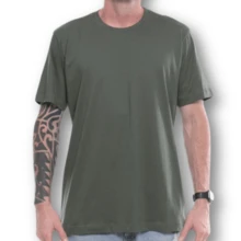 Men Knit Tops - Armé Grön - Visa 1