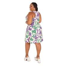 Plus Size Dresses - Blue - View 3
