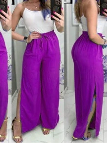 Women Pants - Màu Hoa hồng đỏ - Xem 2