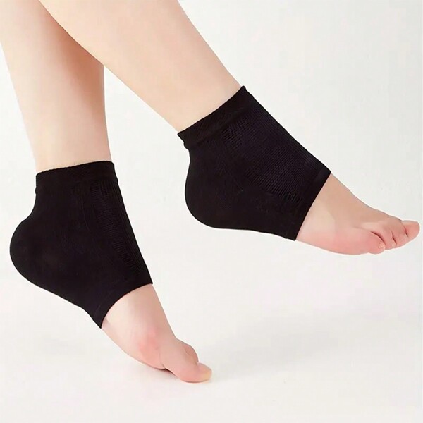 Chaussettes hydratantes pour les talons, hydratent et hydratent la peau des talons pour les soins de la peau afin d'améliorer la sécheresse et les gerçures