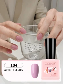 GIRL PLUS Girlplus紫色凝膠指甲油,8毫升可uv硬化凝膠指甲油,適用於指甲藝術diy,顏色104baby Taro Purple - 紫色 - 查看 1