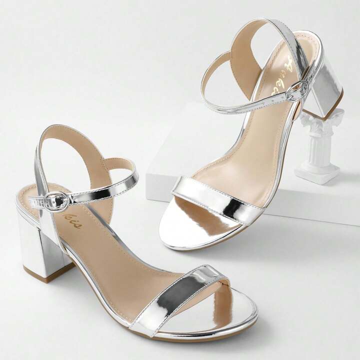 short open toe heels
