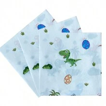 20pcs/bag Dinosaur Themed Tissues - White - View 5