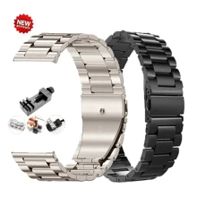 Dây đeo đồng hồ bằng thép không gỉ 22mm 20mm tương thích với Samsung Galaxy Watch 42 46mm GEAR S3 Active 2 Classic tương thích với Galaxy Watch 3 - Dụng cụ thắt lưng bạc - Xem 1