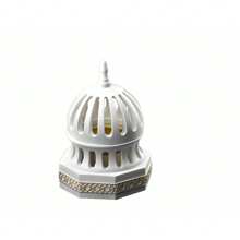 Classic Traditional Dome Style Closed Incense Bakhoor Burner - White - Multicolor - View 8