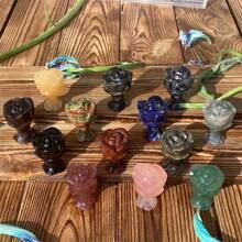 天然混合水晶花、水晶玫瑰、石英花、水晶植物、石英晶體花、水晶飾品、水晶情人禮物、水晶雕刻、中性禮物、水晶治療、水晶禮物；天然混合水晶花可能存在1-3mm的尺寸誤差,我們隨機發貨。如果您介意這些,請不要購買。 - 水晶花 - 查看 4