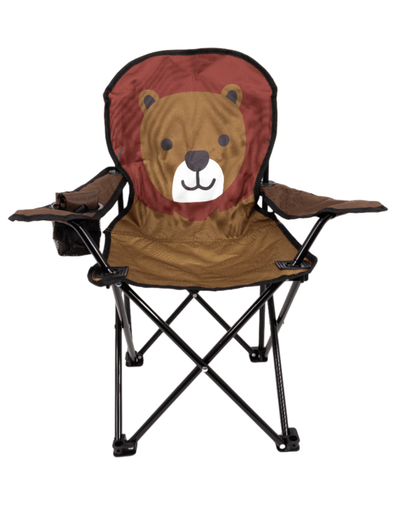 Kids' Folding Chairs - Coffee Brown - View 1