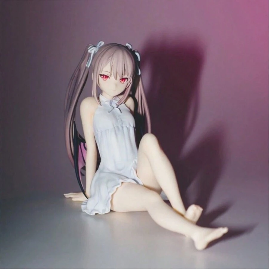 1pc Random Sitting Chibi Devil Figurine, Suitable For Desktop Decoration - Multicolor - View 1