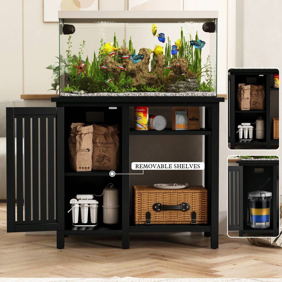 5-10 Gallon Fish Tank Stand, Upgade Heavy Duty Aquaium