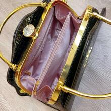 LUCY S HANDBAG Elegant Cloud Shaped Women's Handbag, Vintage Classic Crocodile Pattern Shoulder/Crossbody Bag - White - View 4