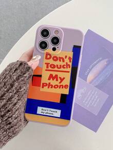 3 件套不同圖案和字母印花霧面手機殼,精確孔和直邊,灰色、藍色、紫色,相容於 Iphone - 彩色 - 查看 12