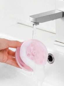 1pc Pink Facial Cleanser Foaming Device, Creative Automatic Foam Maker - Pink - View 6