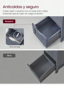 SONGMICS Bathroom Furniture Sets - Dark Grey - View 4