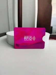 1 pieza Slim Anti Bloqueo Lector de Tarjetas Banco Antirrobo Protector de Tarjetas Nueva Piel de Tarjeta Tarjetero Monedero Tarjetero Tarjetero de Negocios Tarjetero de Crédito Mujeres Para Mujeres Monedero de Tarjetas Monedero Rfid - Morado - Ver 4