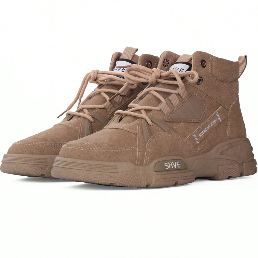 Shendy Vendy Men's Shuffle Mid Urban Style Boots - Beige - View 1
