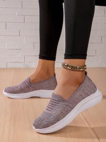 老北京布鞋,便著式,輕量、防滑、休閒、軟底、圓頭、平底鞋 - 紫色 - 查看 1