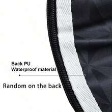 1入灰色萬用防水馬桶座蓋,帶吊環,柔軟溫暖,可水洗的家庭浴室馬桶座墊（隨機背面） - 灰色 - 查看 3