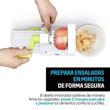 Rallador Verduras En Espiral 5 Cuchillas Spiralizer - Blanco - Ver 3