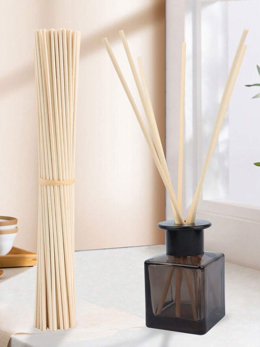 Fragrance Diffuser Sticks,Colorful Candle-Free Volatile Diffuser Sticks Set, Fragrance Rattan,Aromatherapy,House Freshener,Diffuser,Gift,Home Decor Gifts Birthday Graduation - Apricot - View 1