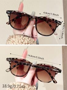 1pc Fashionable Y2k Style Square Frame Cute Retro Sports Eyewear For Women Boho Beach Accessories For Women Glasses Shades Basics Fall Winter Women Outfits Clothes Business Casual Gifts Color Blocking Boho Vacay Vacay Vibes For Summer Beach Vacation,Outdoor,Travel