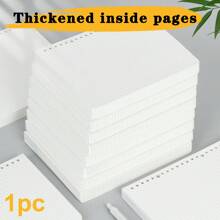 1 Peça, Com Linhas/quadriculado, 200 Páginas, Refil Portátil Destacável Para Caderno, Diário E Organização De Materiais De Escritório E Papelaria, Adequado Para Estudantes
