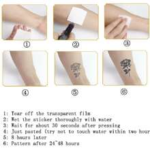 1 Pieza Tatuaje Temporal De Araña Impermeable Y Duradero Para Arte Corporal,tatuajes maquina para tatuar tatuajes falsos - Negro - Ver 4