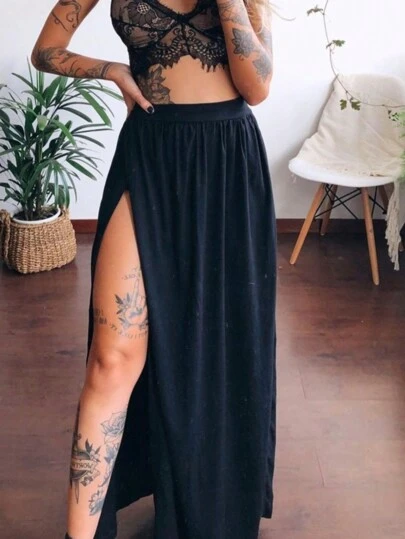 Saia Lunar Tecido de Luxo fibra de bambu