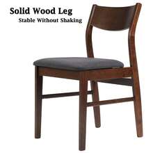 DC DICLASSE Dining Room Set 1 Table 4 Cushioned Chairs Kitchen Breakfast Home Dinette Breakfast Seat Kitchen Restaurant Brown Furniture 3 Box Shpping - Màu nâu tối - Xem 7