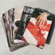 12x7cm Broken Mirror Oracle Cards  Deck For Beginners With Keywords Prophecy Divination Fortune Telling English Version 55-Cards - Multicolor - View 8