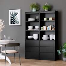 Bookcases - màu đen - Xem 3