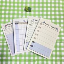 Agenda Hebdomadaire De Carnet - Bleu et blanc - Voir 5