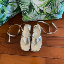 Women Heeled Sandals - Vàng - Xem 2