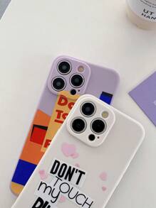 3 件套不同圖案和字母印花霧面手機殼,精確孔和直邊,灰色、藍色、紫色,相容於 Iphone - 彩色 - 查看 5